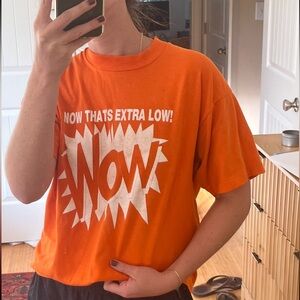 Vintage Orange Tee - size Medium